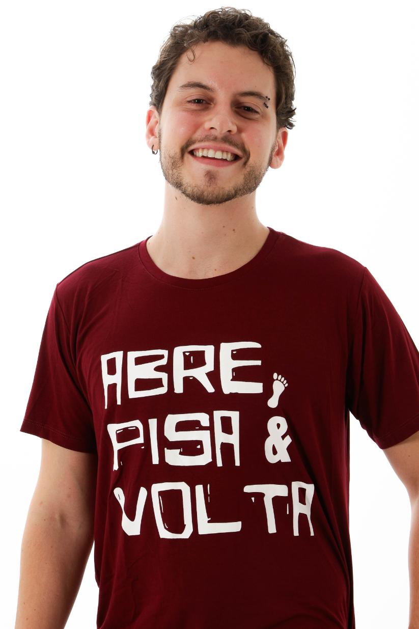 Blusa abre pisa e volta