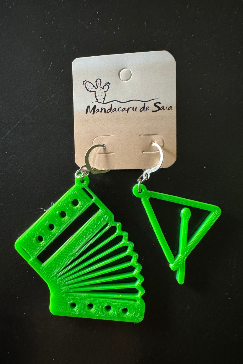 Brincos "Mandacaru de Saia"