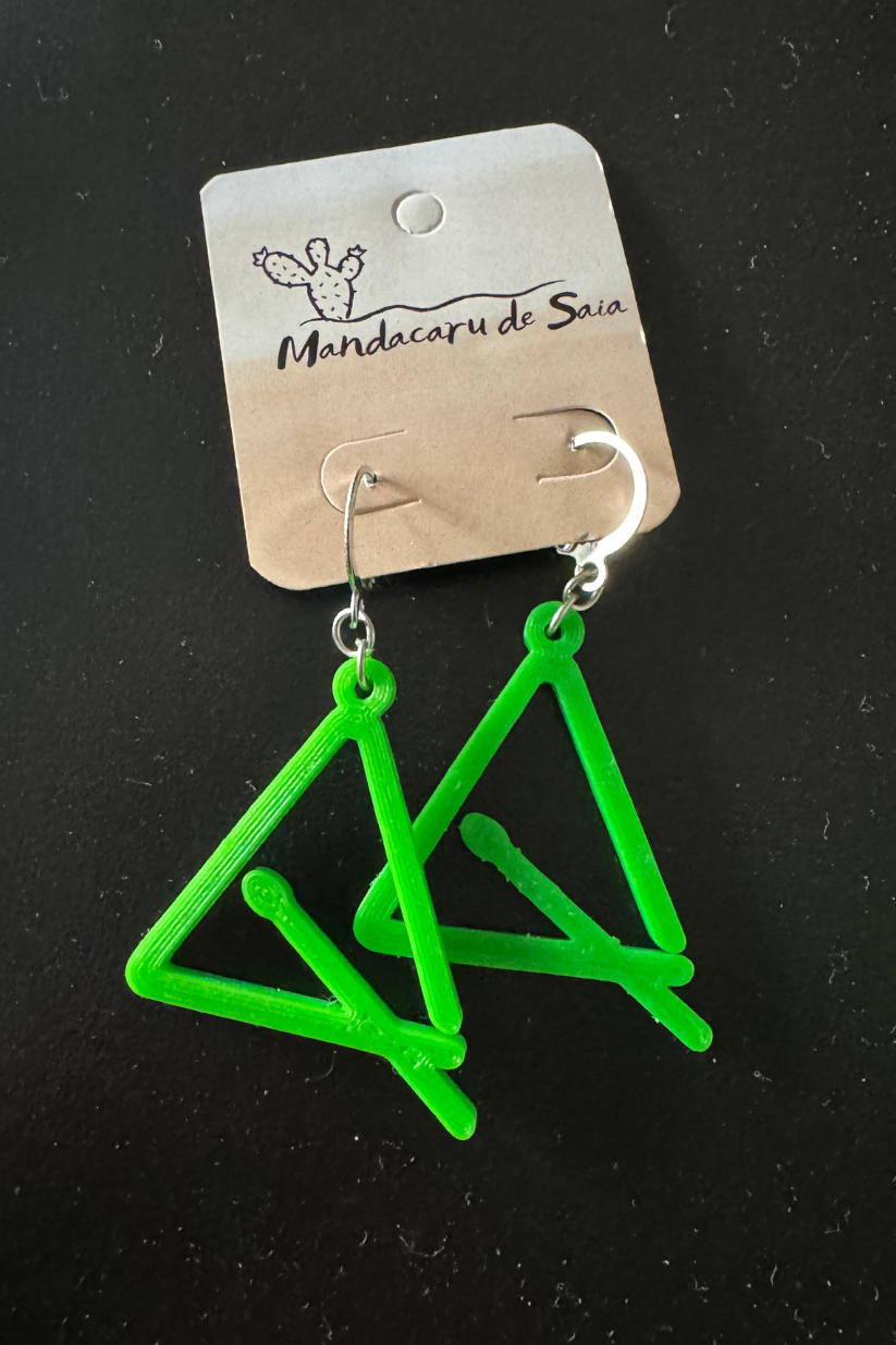 Brincos "Mandacaru de Saia"